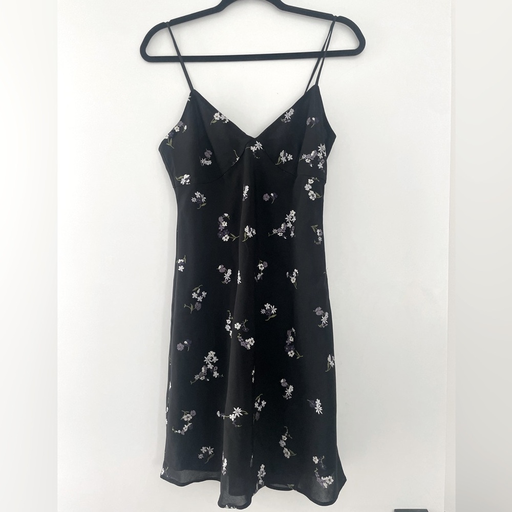 Michael Kors mini slip dress with embroidery